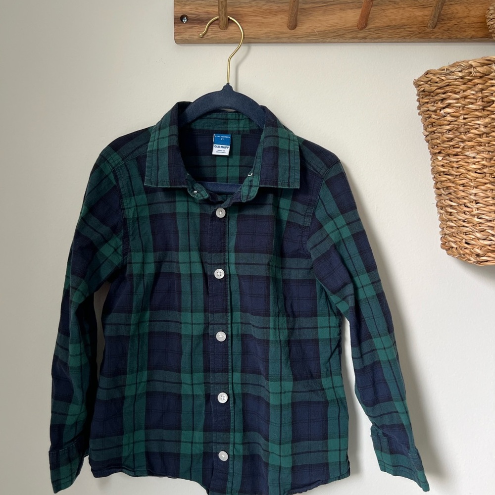 Flannel button down